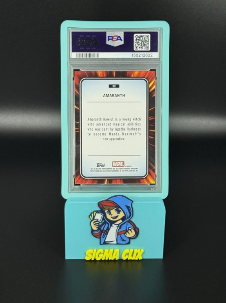 2025 Topps Chrome Marvel Sapphire Amaranth 1st Appearance Padparadscha 1/1 PSA 10 GEM MINT