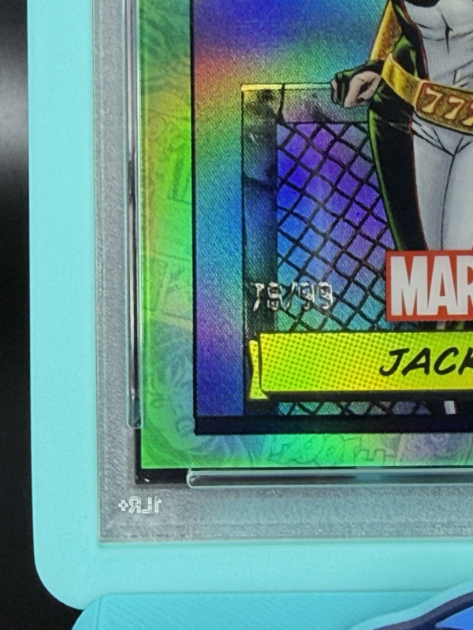 2024 Topps Chrome Marvel Jackpot 1st Appearance Green Refractor 78/99 PSA 10 GEM MINT