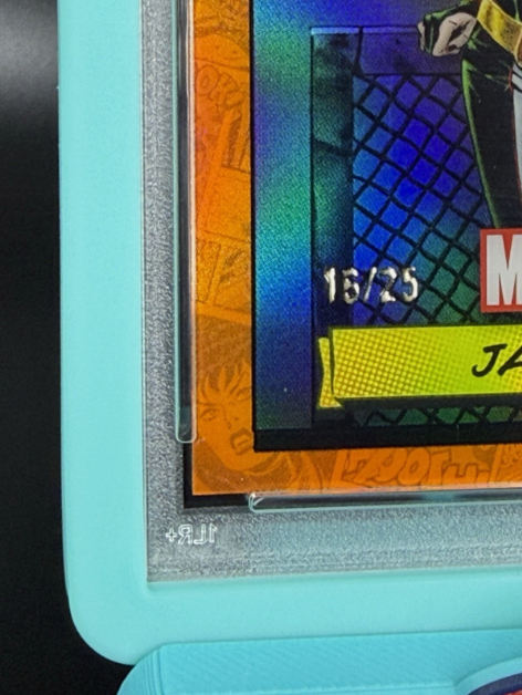 2024 Topps Chrome Marvel Jackpot 1st Appearance Orange Refractor 16/25 PSA 9 MINT