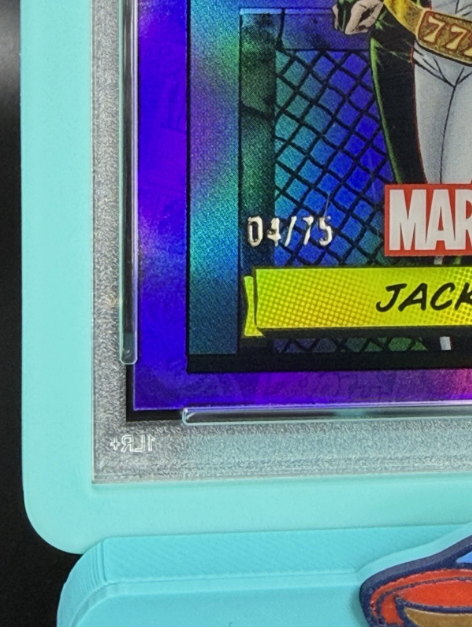 2024 Topps Chrome Marvel Jackpot 1st Appearance Purple Refractor 04/75 PSA 9 MINT