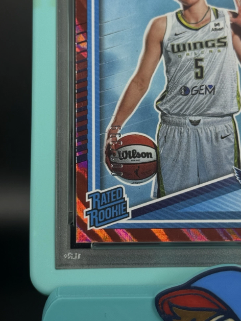 2025 Panini Donruss WNBA Paige Bueckers RC Red Lava 001/399 ALPHA PSA 9 MINT