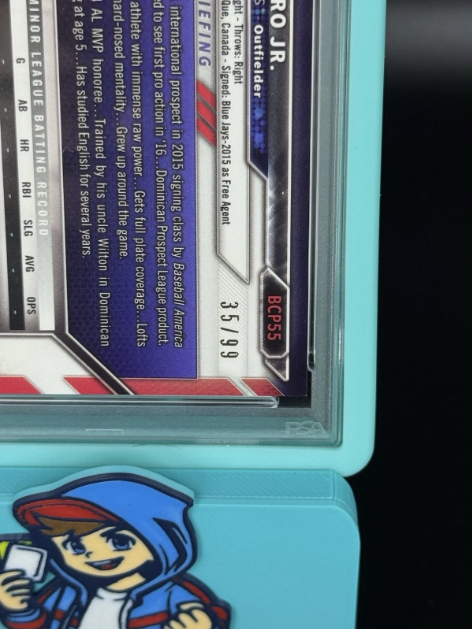 2016 Bowman Chrome Prospects Vladimir Guerrero Jr RC Green Refractor 35/99 PSA 9 MINT