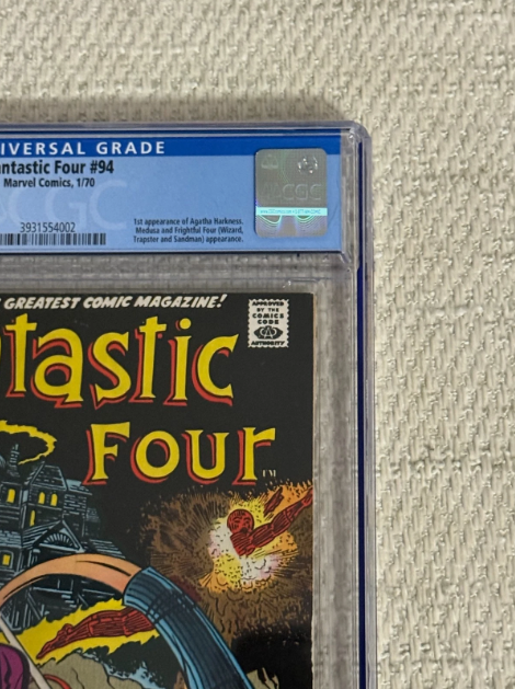 1970 Fantastic Four #94 Agatha Harkness 1st Appearance CGC 9.4 WHITE PAGES