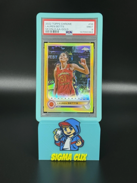 2022 Topps Chrome McDonald's All-American Lauren Betts Gold 35/50 PSA 9 MINT