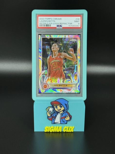 2022 Topps Chrome McDonald's All-American Lauren Betts Lava Refractor 307/399 PSA 9 MINT