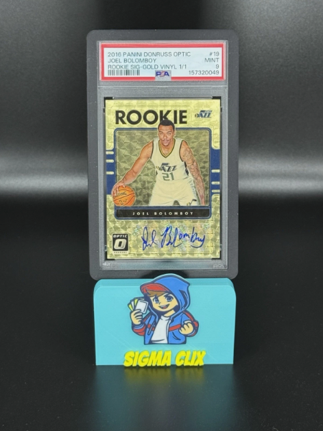 2016 Panini Donruss Optic Joel Bolomboy RC Rookie Signature Gold Vinyl 1/1 PSA 9 MINT