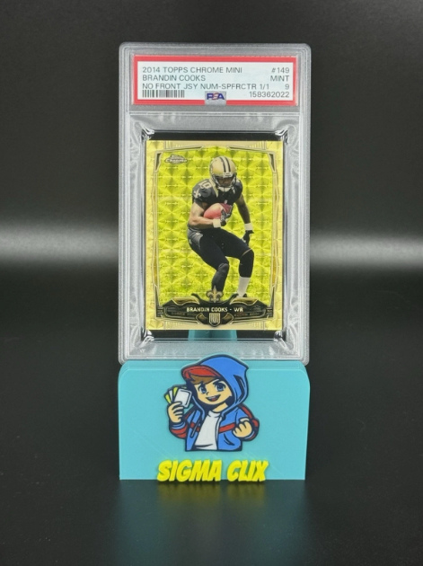 2014 Topps Chrome Mini Brandin Cooks RC SUPERFRACTOR 1/1 PSA 9 MINT