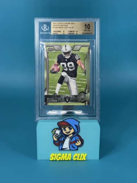 2015 Topps Chrome Mini Amari Cooper RC Variant SUPERFRACTOR 1/1 BGS 10 PRISTINE