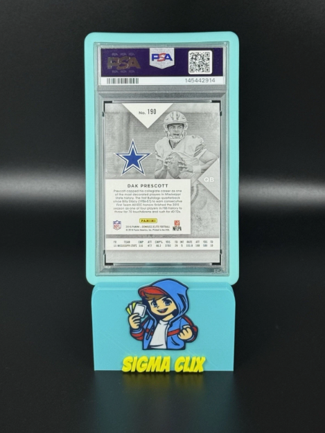 2016 Panini Donruss Elite Dak Prescott RC Gold 1/1 PSA 9 MINT