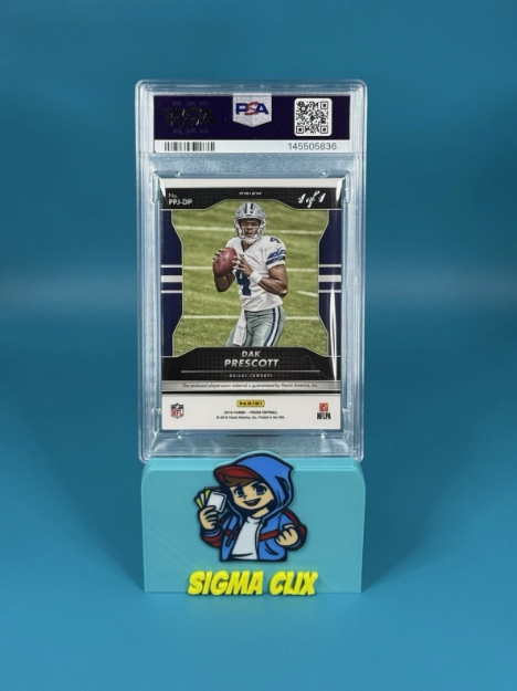 2016 Panini Prizm Dak Prescott RC Premier Jersey Super Prime 1/1 PSA 10 GEM MINT