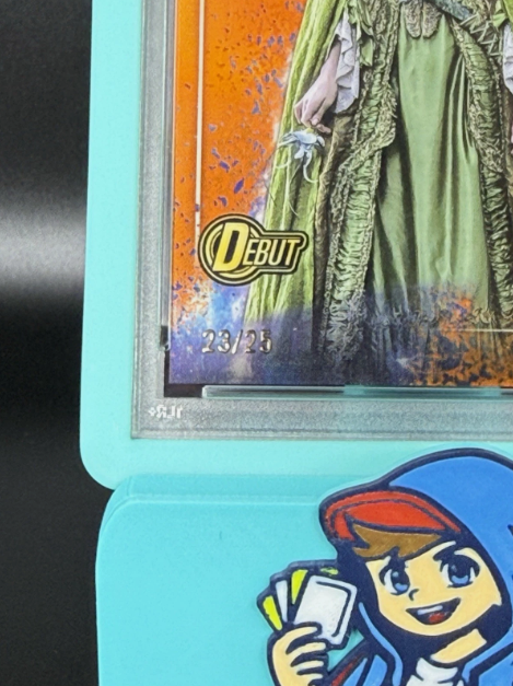2025 Topps Chrome Marvel Studios Death Rio Vidal DEBUT Orange Refractor 23/25 PSA 10 GEM MINT