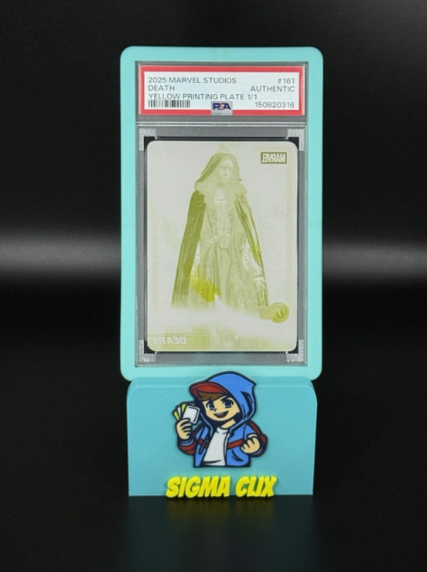 2025 Topps Chrome Marvel Studios Death Rio Vidal DEBUT Yellow Printing Plate 1/1 PSA Authentic