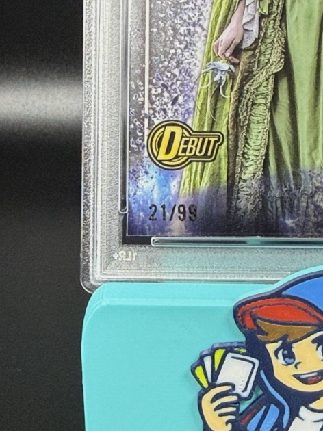 2025 Topps Chrome Marvel Studios Death Rio Vidal DEBUT The Snap Variation 21/99 PSA 8 NM-MT