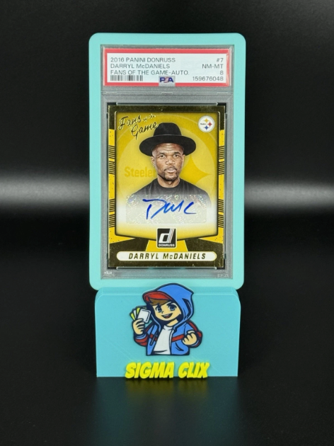 2016 Panini Donruss Darryl McDaniels Run-DMC Fans of the Game Auto PSA 8 NM-MT