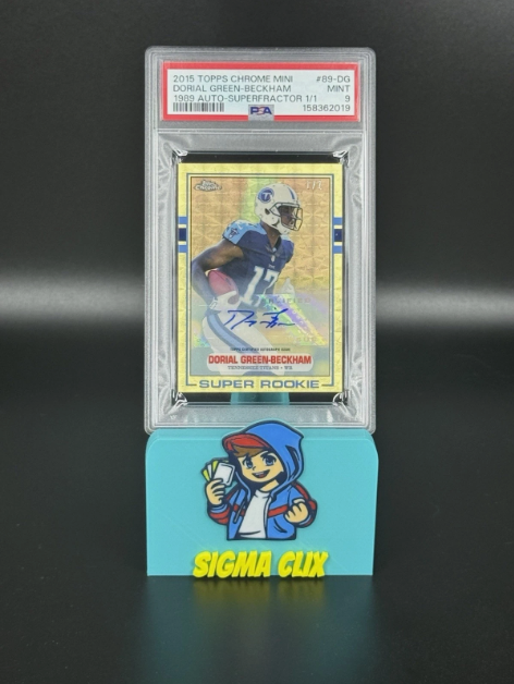 2015 Topps Chrome Mini Dorial Green-Beckham RC Auto 1989 SUPERFRACTOR 1/1 PSA 9 MINT