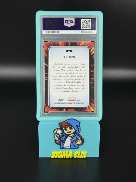 2025 Topps Chrome Marvel Fantasma 1st Appearance Rose Gold Mini Diamonds 28/40 PSA 9 MINT