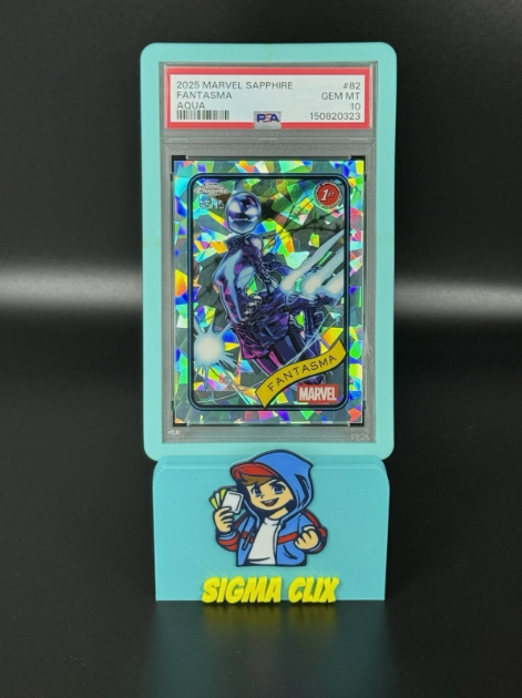 2025 Topps Chrome Marvel Sapphire Fantasma 1st Appearance Aqua 65/75 PSA 10 GEM MINT