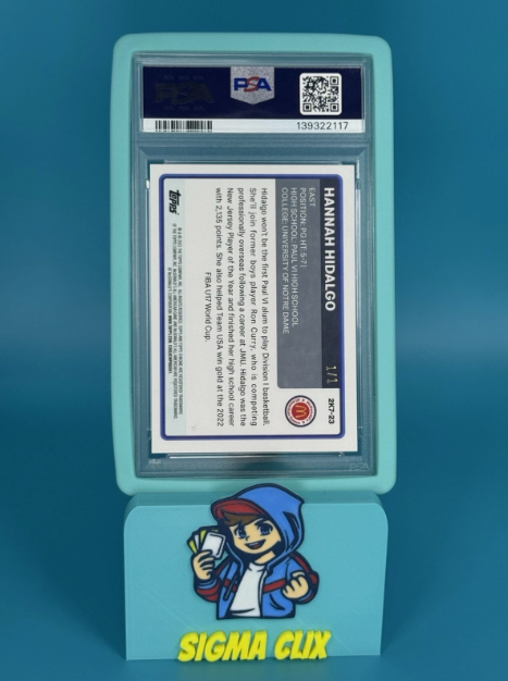 2023 Topps Chrome McDonald's All-American Hannah Hidalgo SUPERFRACTOR 1/1 PSA 10 GEM MINT