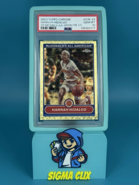 2023 Topps Chrome McDonald's All-American Hannah Hidalgo SUPERFRACTOR 1/1 PSA 10 GEM MINT