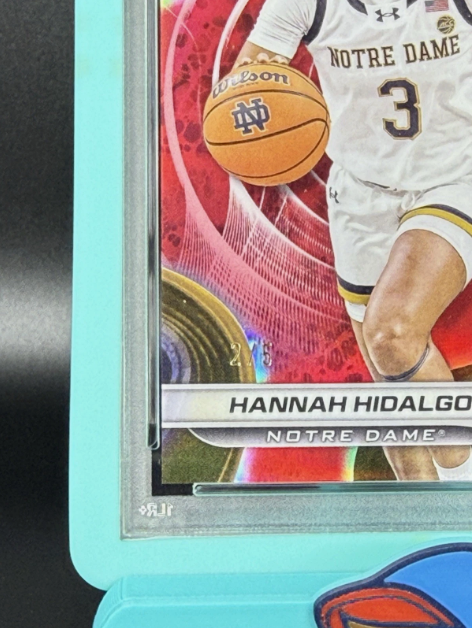 2024 Bowman University Best Hannah Hidalgo Red Refractor 2/5 PSA 9 MINT