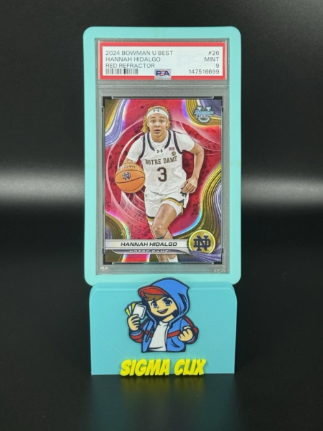 2024 Bowman University Best Hannah Hidalgo Red Refractor 2/5 PSA 9 MINT