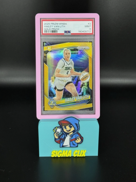2025 Panini Prizm WNBA Hailey Van Lith RC Gold Prizm 01/10 PSA 9 MINT