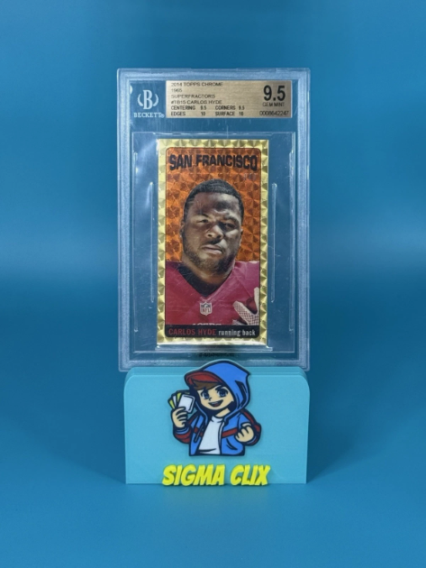 2014 Topps Chrome Carlos Hyde RC 1965 SUPERFRACTOR 1/1 BGS 9.5 GEM MINT