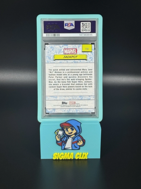 2024 Topps Chrome Marvel Jackpot 1st Appearance Orange Refractor 16/25 PSA 9 MINT