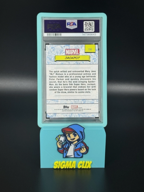 2024 Topps Chrome Marvel Jackpot 1st Appearance Purple Refractor 04/75 PSA 9 MINT