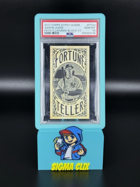 2017 Topps Gypsy Queen Aaron Judge RC Fortune Teller Black Ink 1/1 PSA 10 GEM MINT