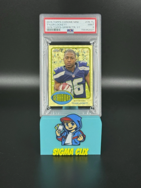 2015 Topps Chrome Mini Tyler Lockett RC 1976 SUPERFRACTOR 1/1 PSA 9 MINT