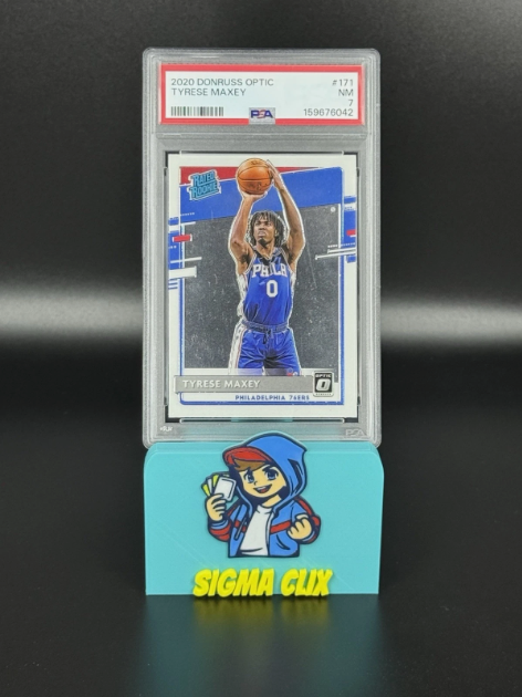 2020 Donruss Optic Tyrese Maxey RC PSA 7 NM