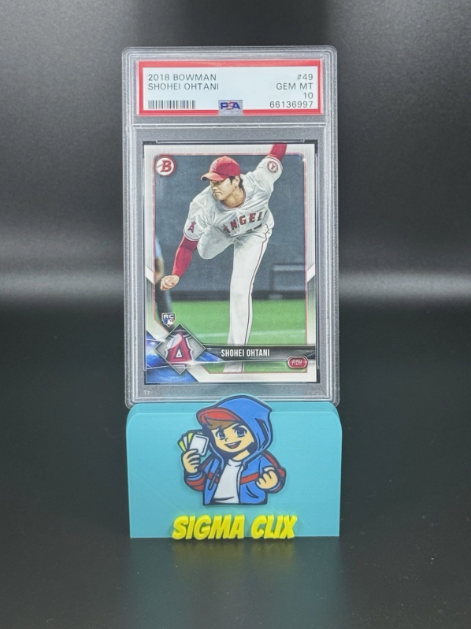 2018 Bowman Shohei Ohtani Rookie RC PSA 10 GEM MINT #49