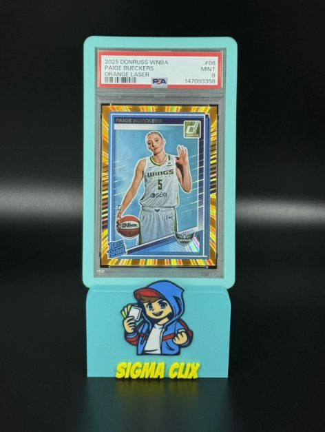 2025 Panini Donruss WNBA Paige Bueckers RC Orange Laser 171/199 PSA 9 MINT