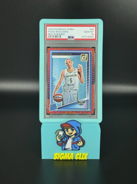 2025 Panini Donruss WNBA Paige Bueckers RC Red Shimmer 273/399 PSA 10 GEM MINT