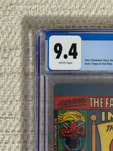 1976 Captain Britain #8 Psylocke 1st Appearance CGC 9.4 WHITE PAGES