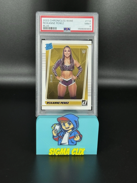 2022 Panini Chronicles WWE Roxanne Perez RC Blue 03/99 PSA 9 MINT