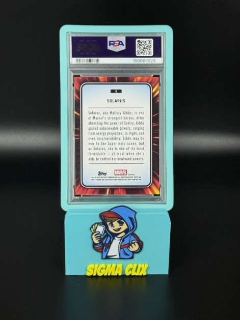 2025 Topps Chrome Marvel Solarus 1st Appearance Gold Wave 19/50 PSA 9 MINT