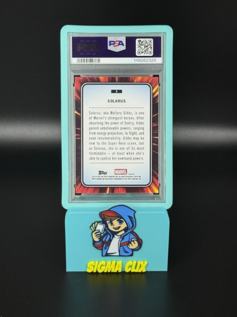 2025 Topps Chrome Marvel Solarus 1st Appearance Gold Wave 21/50 PSA 9 MINT