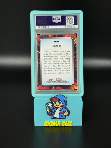 2025 Topps Chrome Marvel Solarus 1st Appearance Gold Wave 32/50 PSA 8 NM-MT