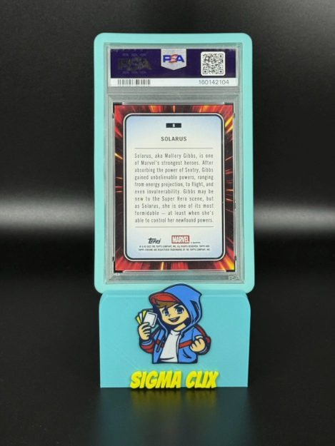 2025 Topps Chrome Marvel Sapphire Solarus 1st Appearance Padparadscha 1/1 PSA 10 GEM MINT