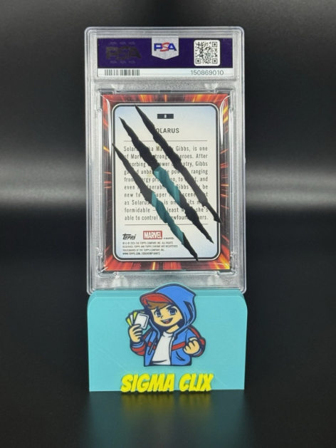 2025 Topps Chrome Marvel Solarus 1st Appearance Clawed Red Refractor 2/5 PSA 9 MINT