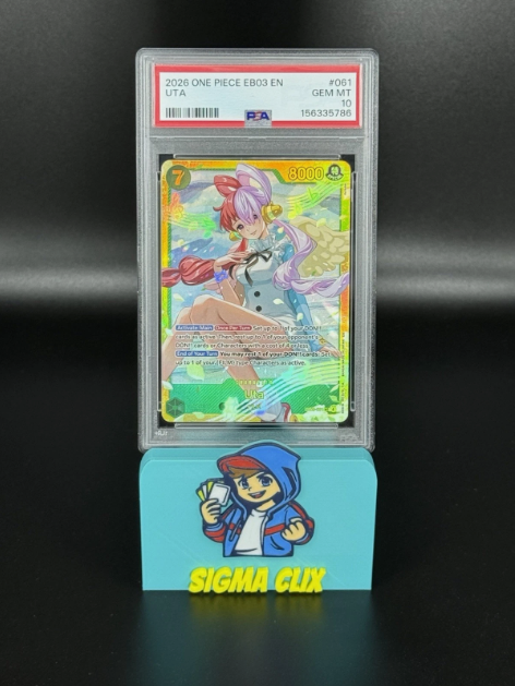2026 One Piece EB03 EN Uta PSA 10 GEM MINT