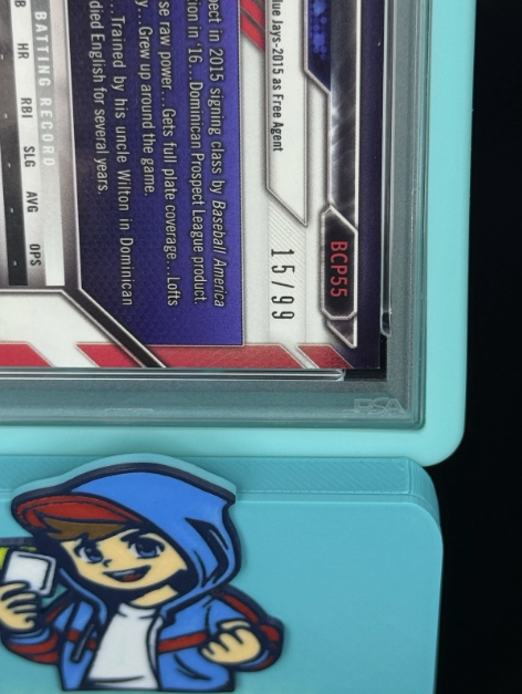 2016 Bowman Chrome Prospects Vladimir Guerrero Jr RC Green Refractor 15/99 PSA 9 MINT