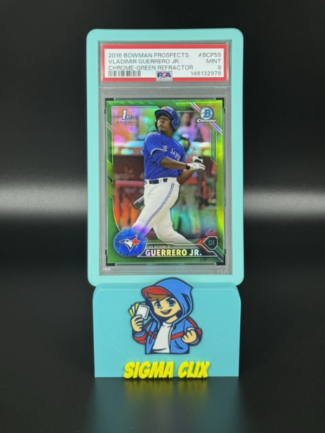 2016 Bowman Chrome Prospects Vladimir Guerrero Jr RC Green Refractor 15/99 PSA 9 MINT