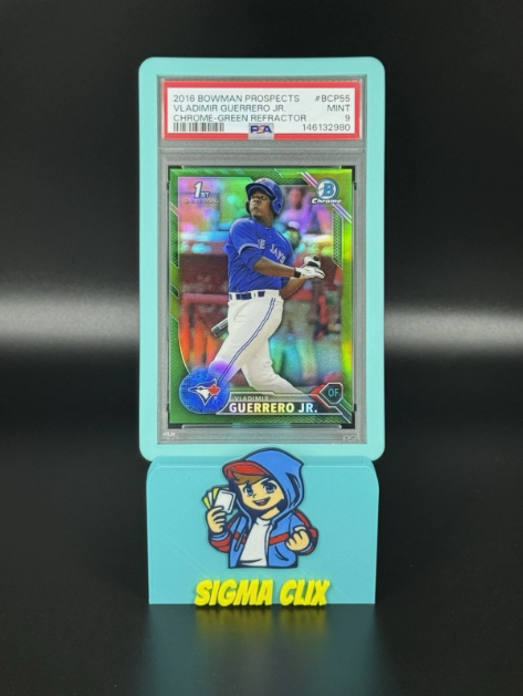 2016 Bowman Chrome Prospects Vladimir Guerrero Jr RC Green Refractor 37/99 PSA 9 MINT