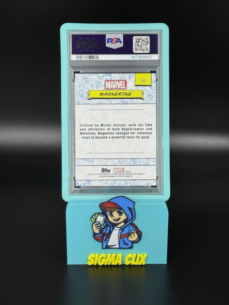 2024 Topps Chrome Marvel Wagnerine 1st Appearance Spider Web Refractor 327/399 PSA 9 MINT