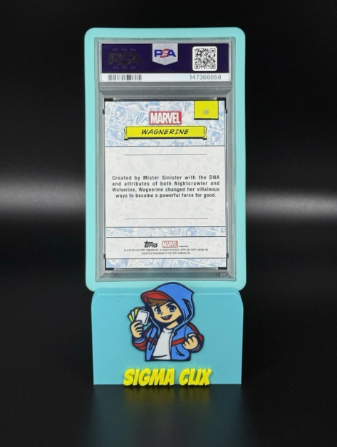 2024 Topps Chrome Marvel Wagnerine 1st Appearance Spider Web Refractor 092/399 PSA 9 MINT