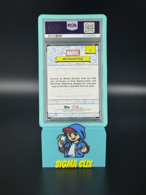 2024 Topps Chrome Marvel Wagnerine 1st Appearance Blue Wave 037/150 PSA 9 MINT