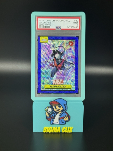 2024 Topps Chrome Marvel Wagnerine 1st Appearance Blue Wave 037/150 PSA 9 MINT
